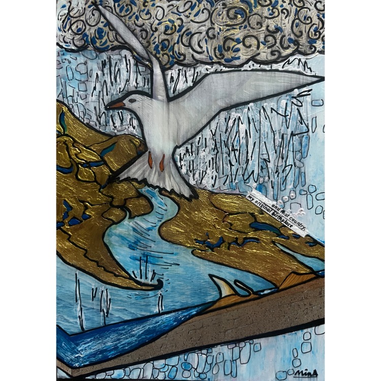 21x15cm Kâğıt üzerine Karışık Teknik • Mixed Media on Paper • Bachmann 20/30