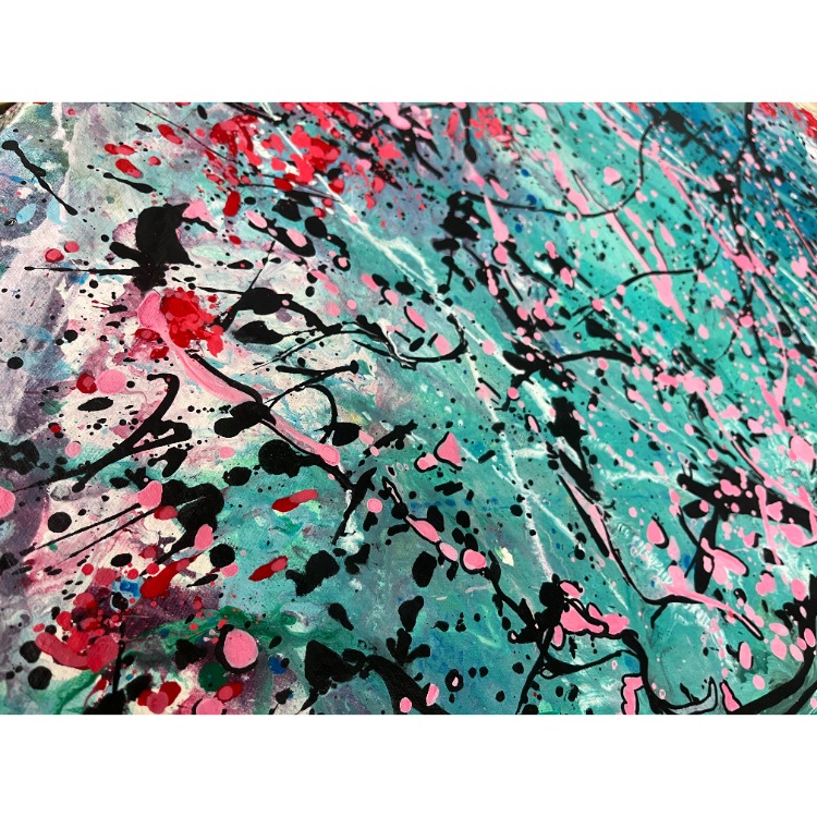 80x103cm Kâğıt üzerine Akrilik• Acrylic on Paper • Hayret • Astonishment