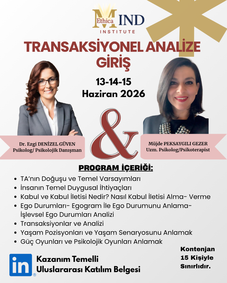 TRANSAKSİYONEL ANALİZE GİRİŞ