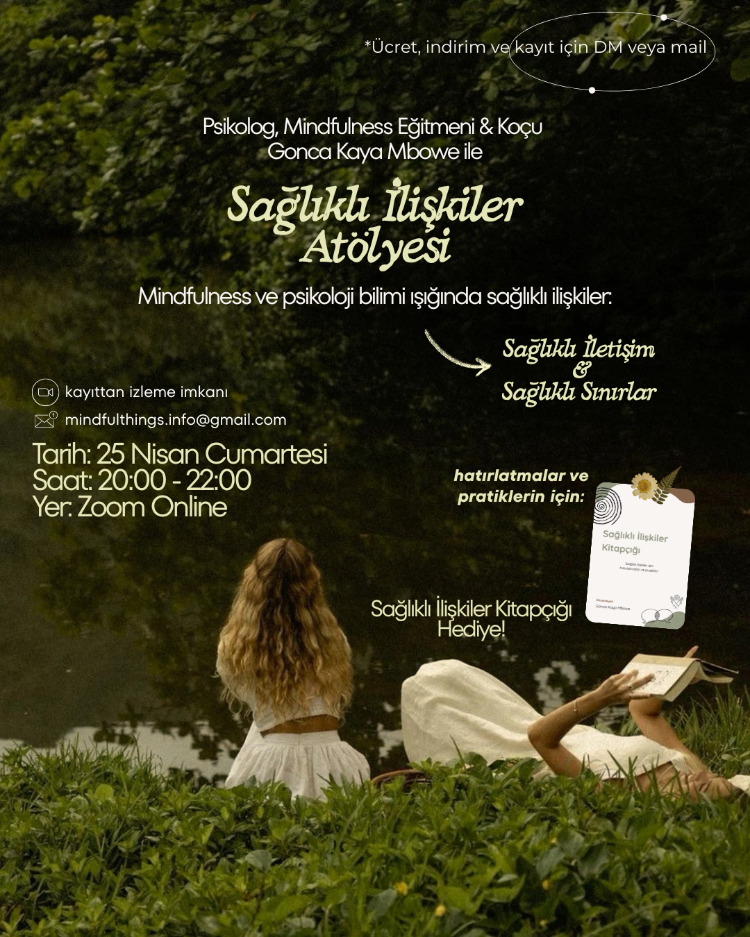 Sağlıklı İlişkiler Atölyesi - 25.04.2026