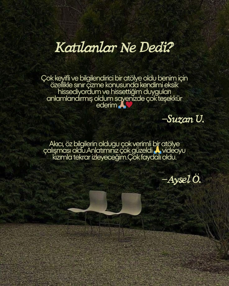 Sağlıklı İlişkiler Atölyesi - 25.04.2026