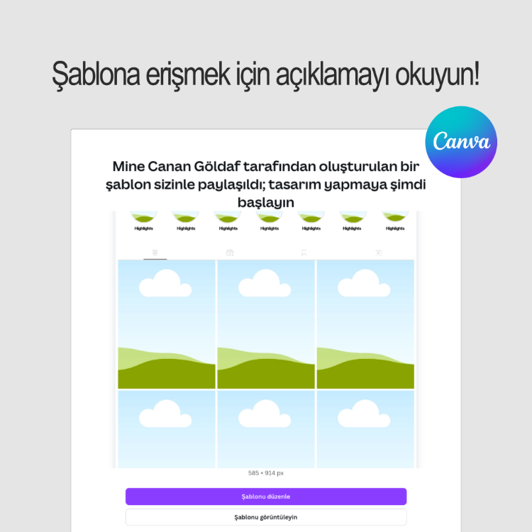 Instagram Akış Planlayıcı (Canva Şablonu)