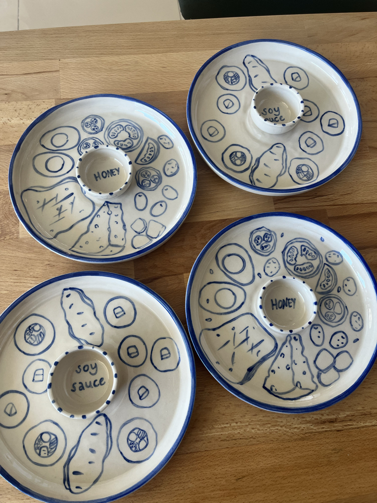 Stoneware Kahvaltı Tabağı