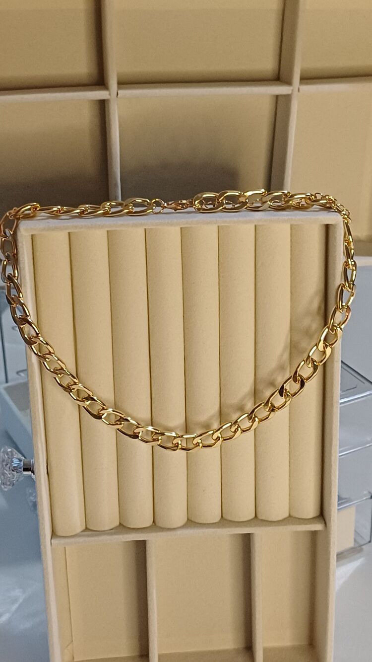 Kalın zincir gold kolye 