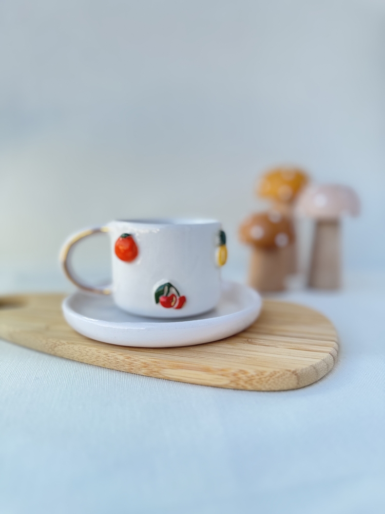 Meyve Dekorlu Mug