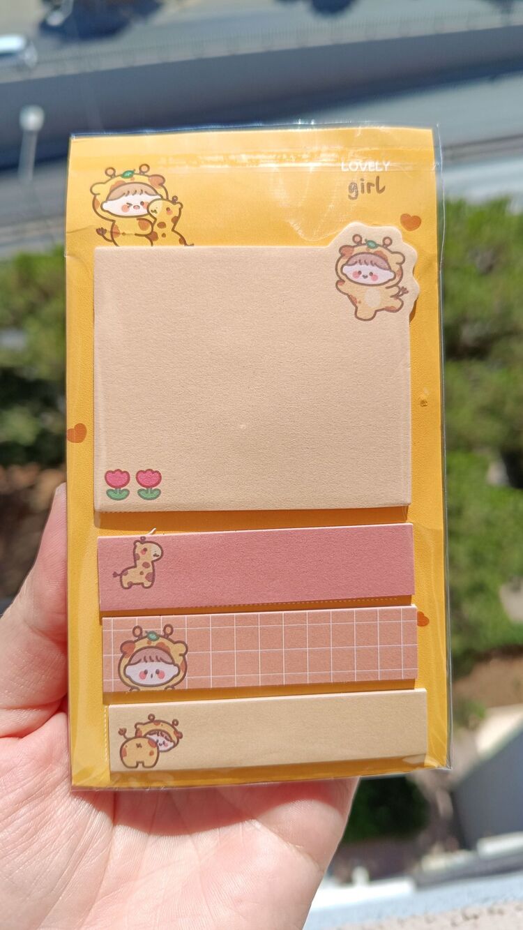 Yapışkanlı not kağıdı set 
