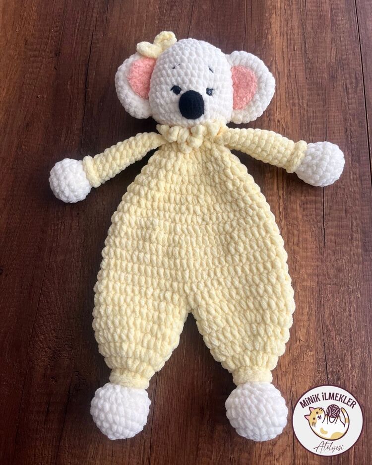 Bebek Uyku Arkadaşı– Koala, 60 cm – Alize Puffy, El Örgüsü