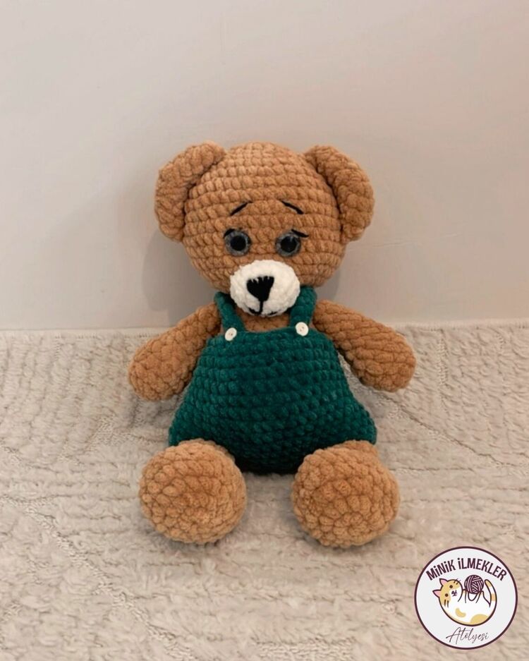 Bebek Oyuncak – Ayıcık, 50 cm – Alize Puffy, El Örgüsü