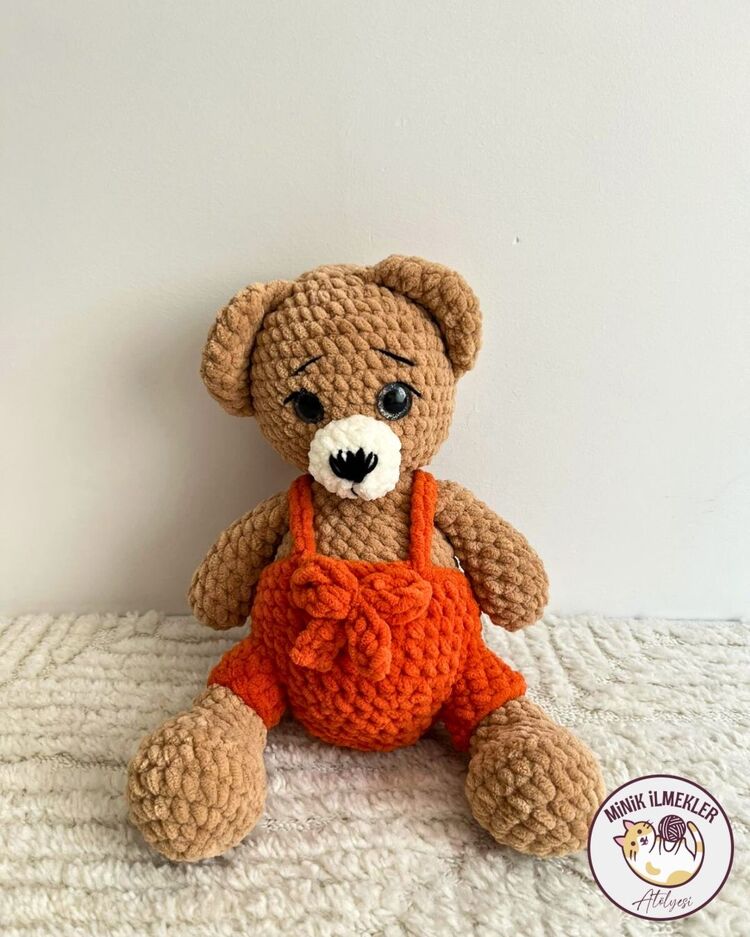 Bebek Oyuncak – Ayıcık, 40 cm – Alize Puffy, El Örgüsü