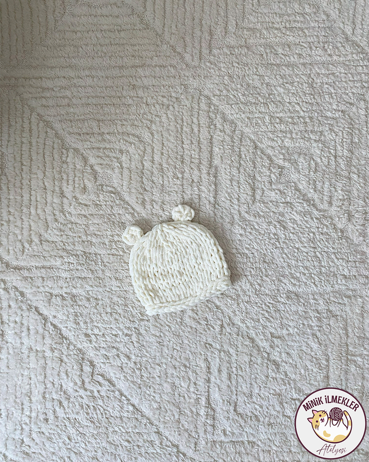 Bebek Bere – Krem, 1 Yaş – Alize Puffy, El Örgüsü