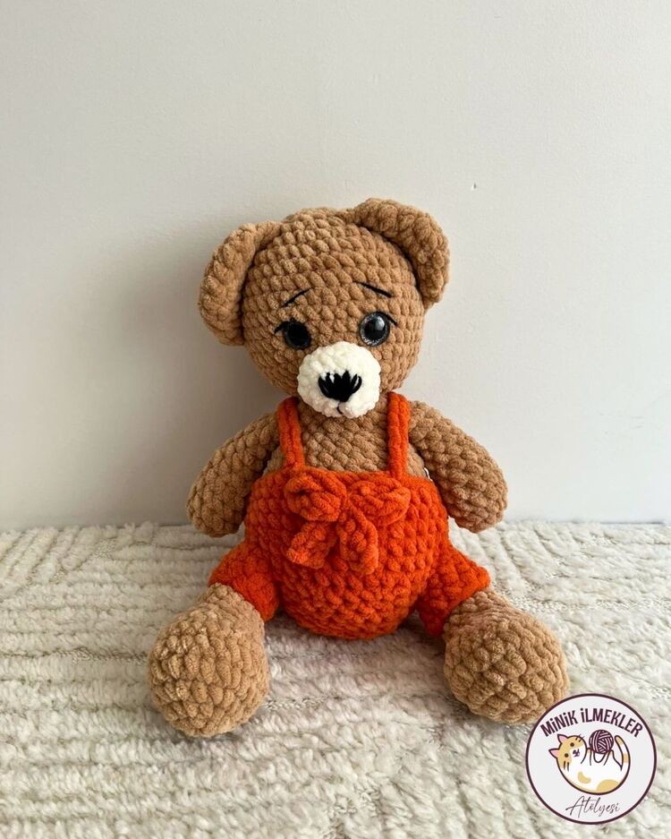 Bebek Oyuncak – Ayıcık, 40 cm – Alize Puffy, El Örgüsü