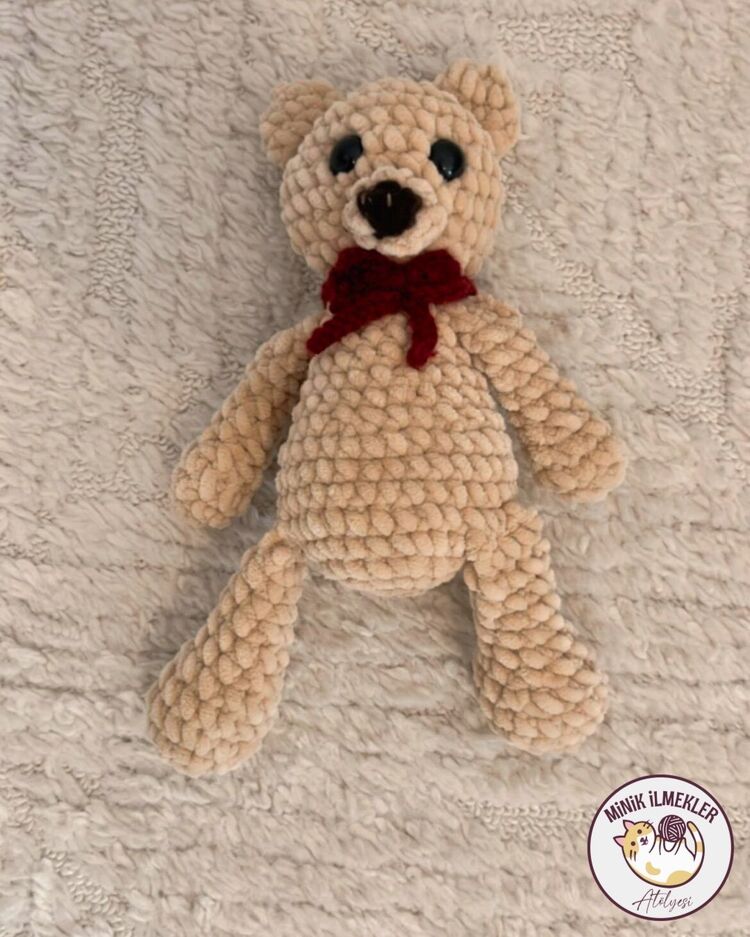 Bebek Oyuncak – Ayıcık, 30 cm – Alize Puffy, El Örgüsü