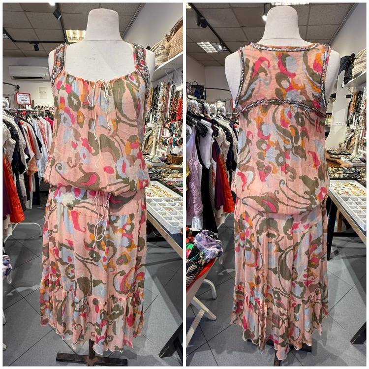 Antik Batik ipek elbise