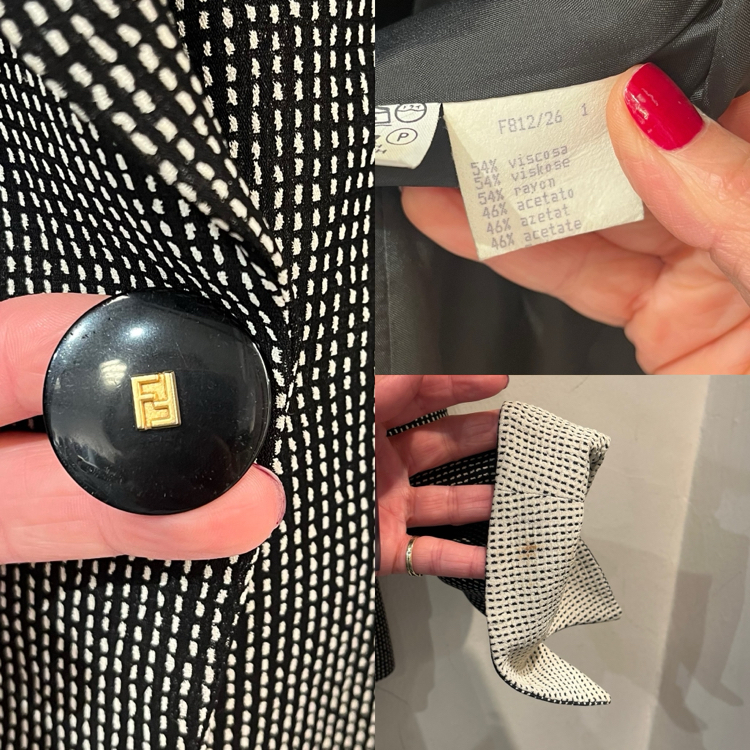 Fendi vintage ceket