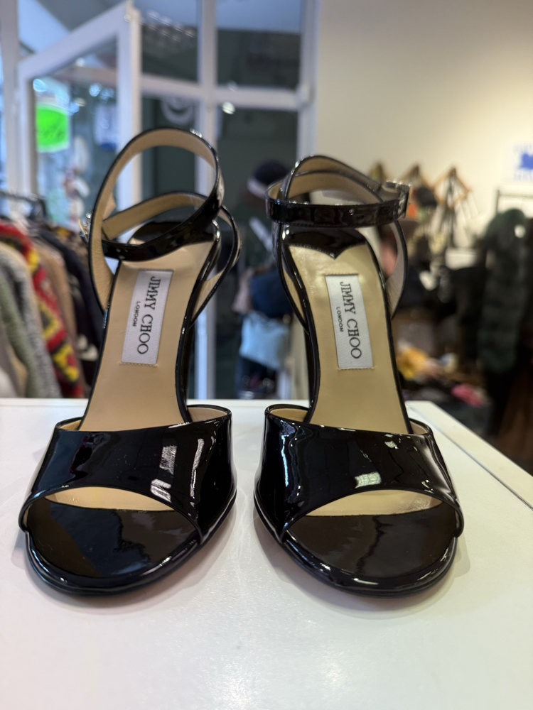 Jimmy Choo siyah rugan ayakkabı 38