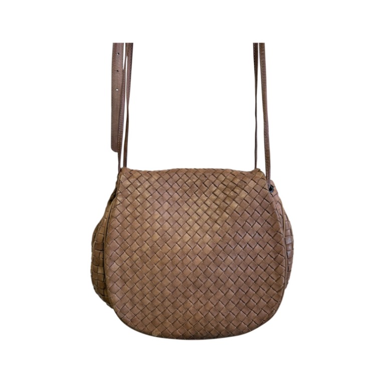 Bottega Veneta kamel postacı çanta