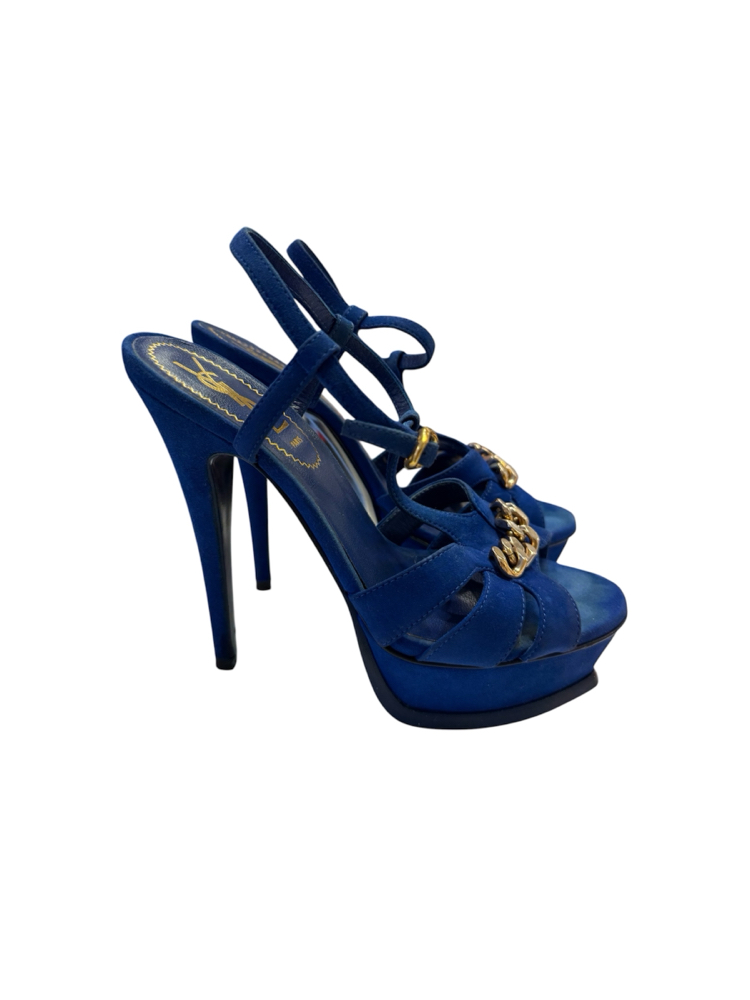 Yves Saint Laurent saks mavi stiletto