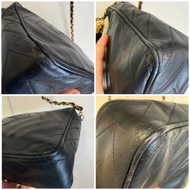 Chanel siyah vintage camera bag