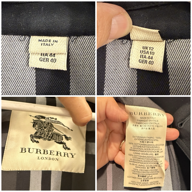 Burberry yağmurluk / trençkot