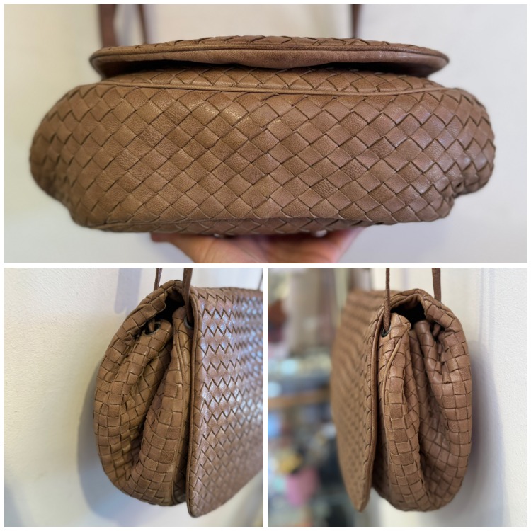 Bottega Veneta kamel postacı çanta
