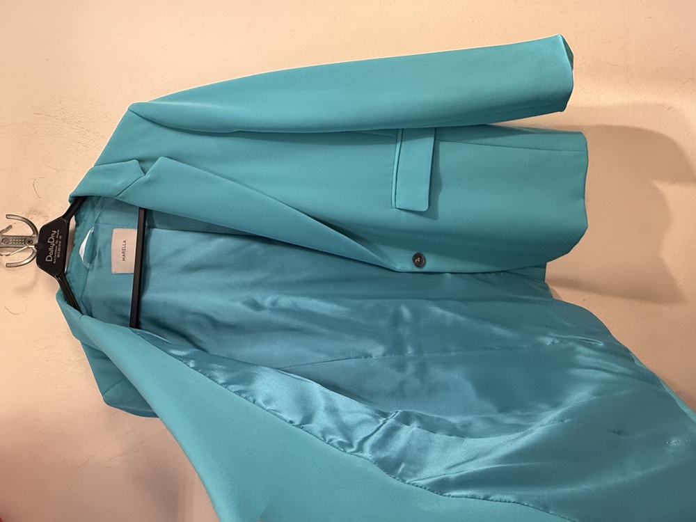Marella turkuaz harika blazer