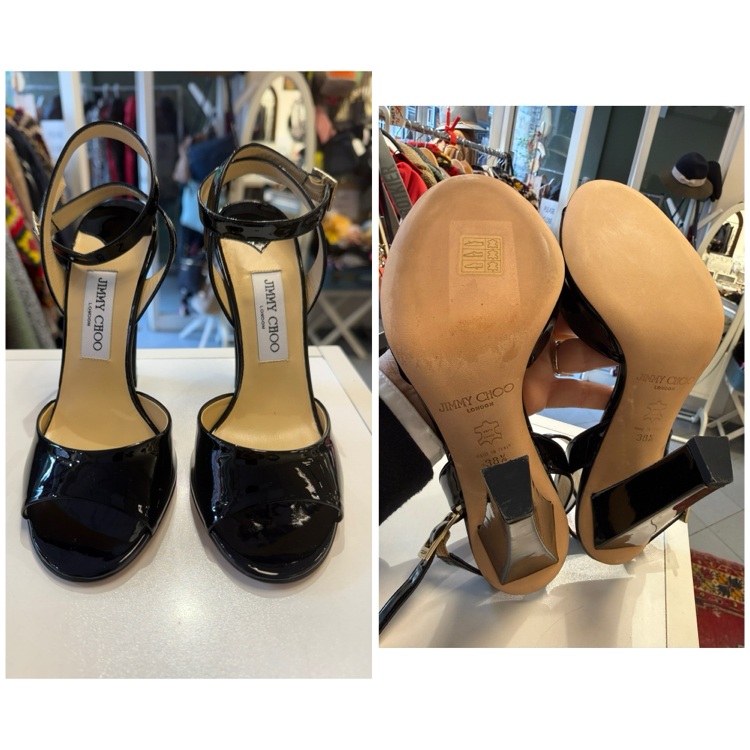 Jimmy Choo siyah rugan ayakkabı 38