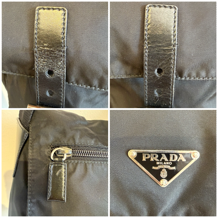 Prada siyah naylon çanta