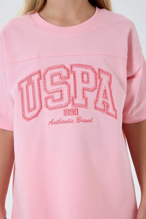 U.S POLO NAKIŞIKLI PEMBE TAKIM