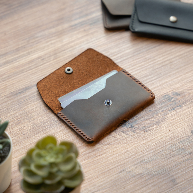 minimal X pocket - Gerçek Deri & El Yapımı
