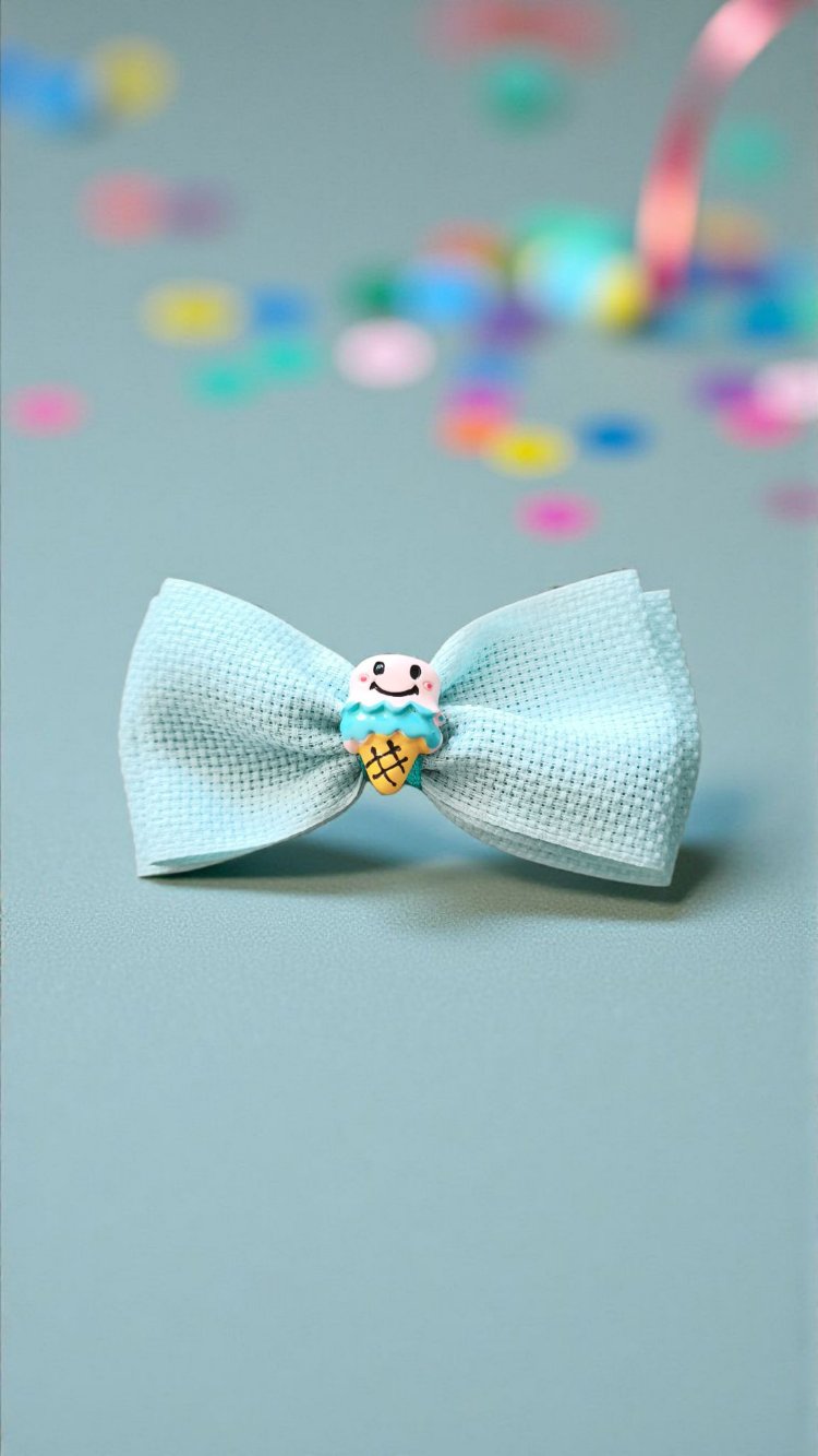 Mint Ice Cream Bow