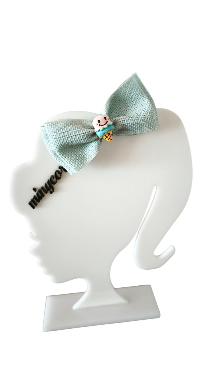 Mint Ice Cream Bow
