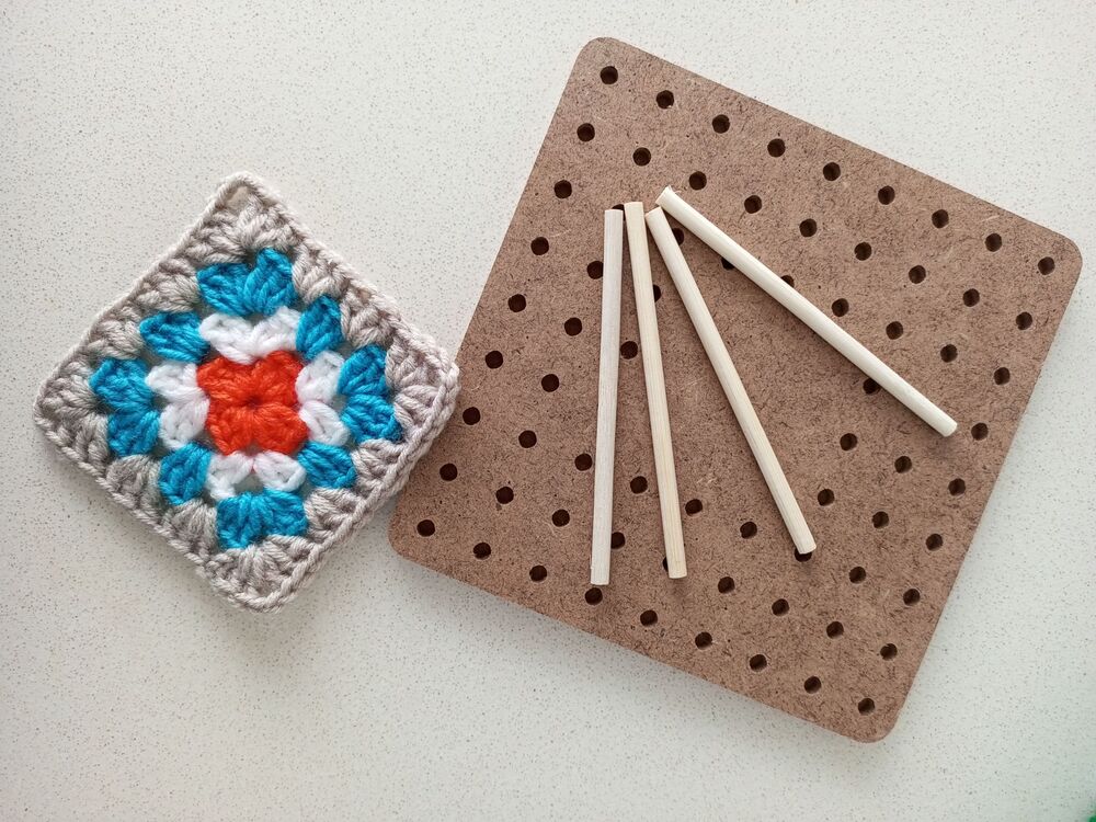 Motif bank Motif tezgahı 15*15cm Örgü Tığ işi motif Bloğu