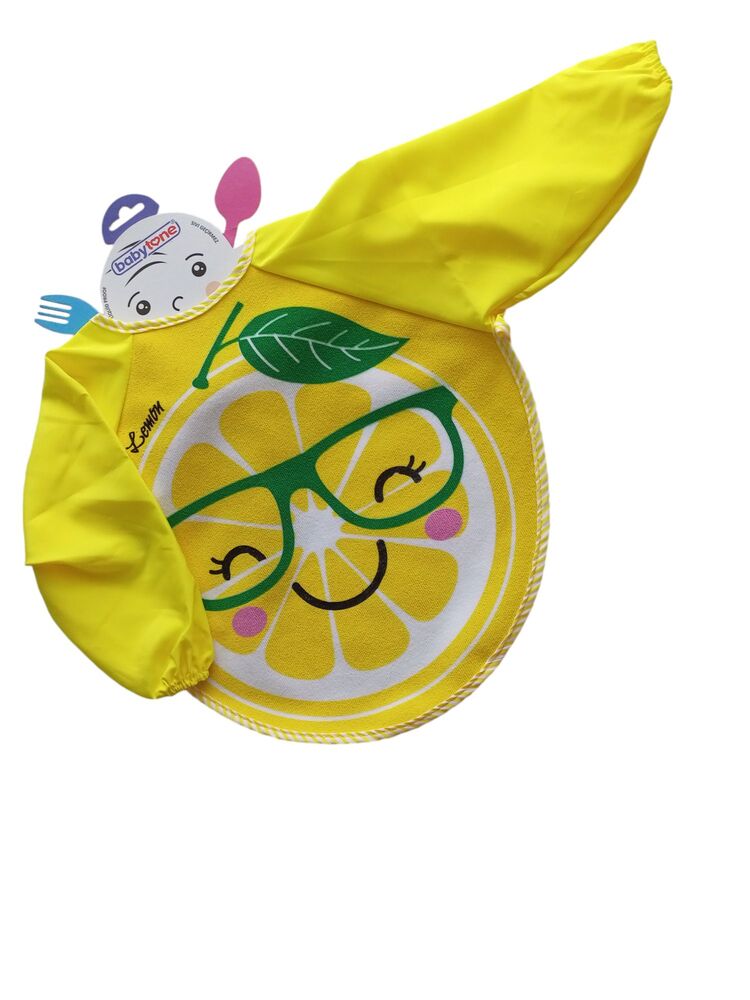 Limon Desenli Bebek Önlüğü
