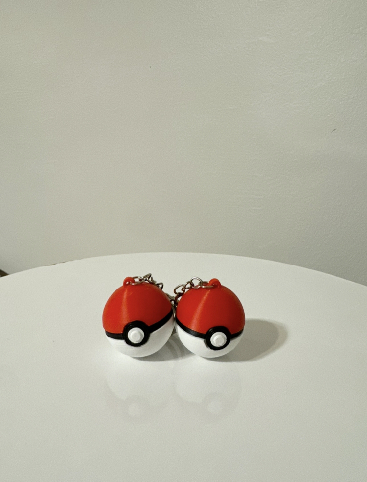 Pokemon Topu Anahtarlık