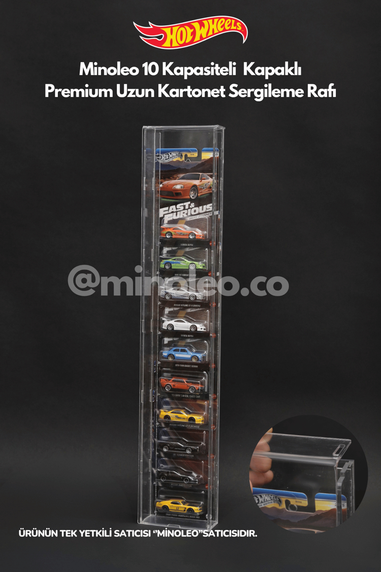 Hot Wheels Premium Uzun Kart Sergileme Rafı