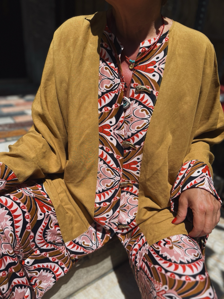 Etnik takım / kimono kesim 