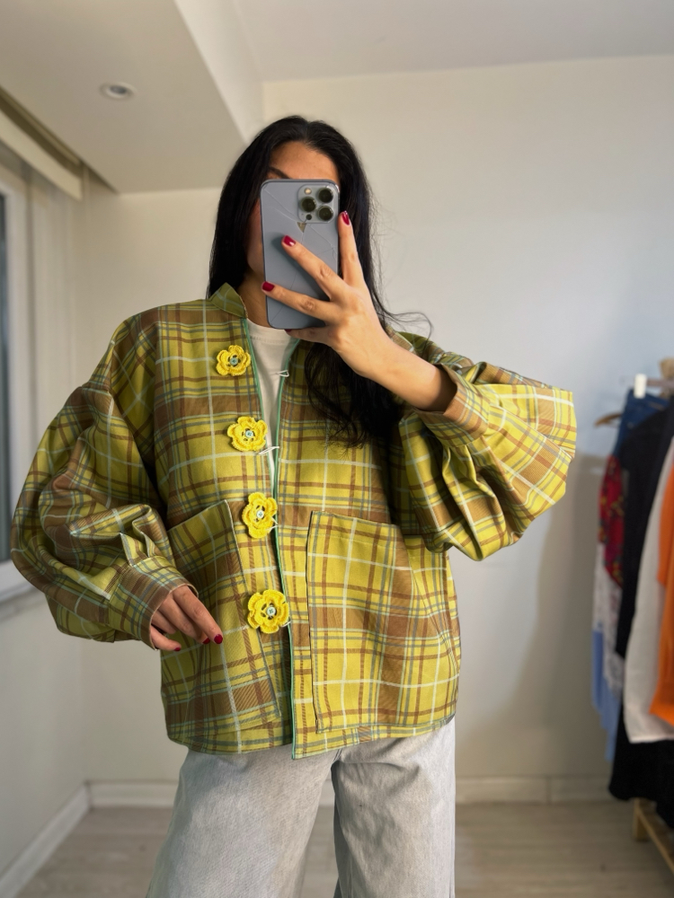Lime ceket 