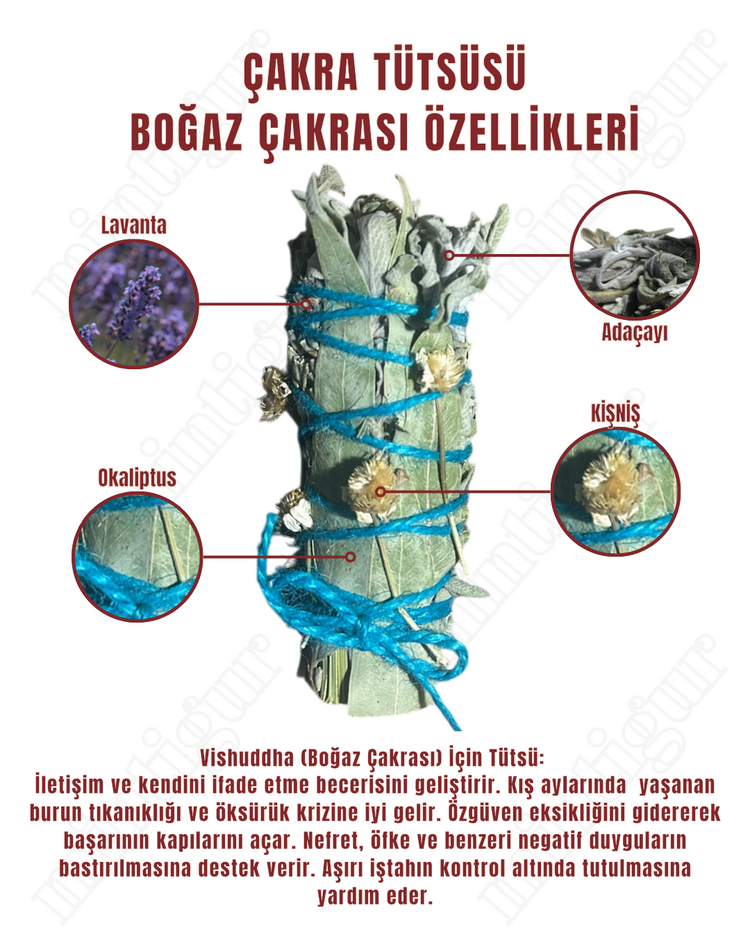 Çakra Tütsü seti (7 adet demet tütsü)