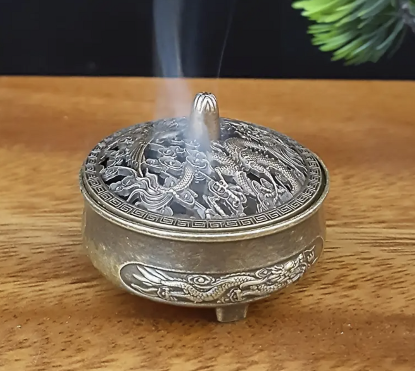 Metal Ejderha ve Anka Kuşu Konik Tütsülük