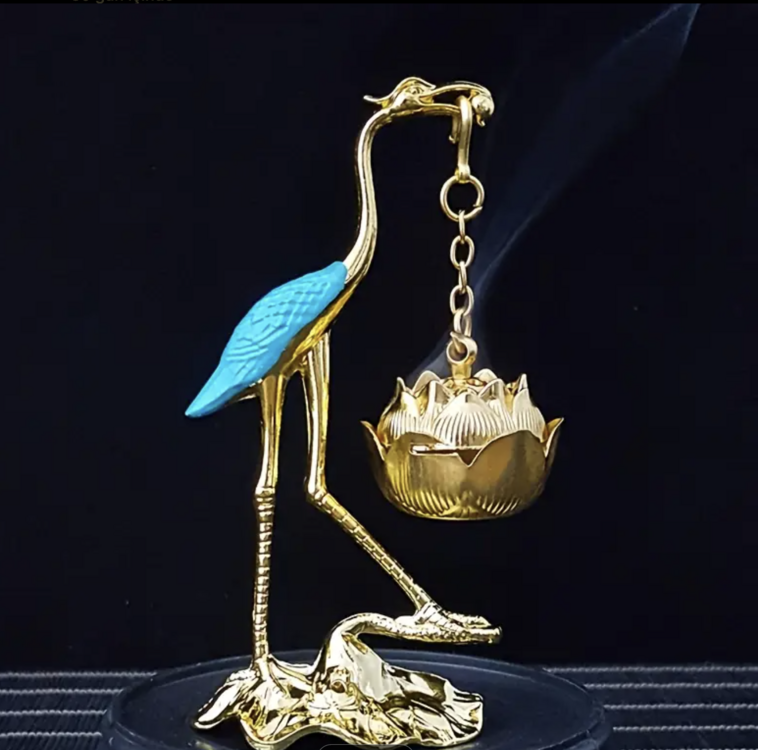 Balıkçıl metal Tütsülük (Gold)