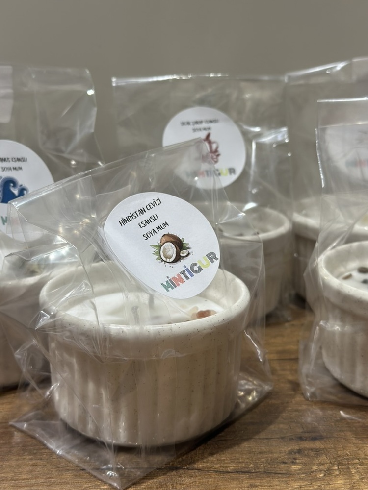 Sufle Kabı Soya mumu (model yuvarlak)