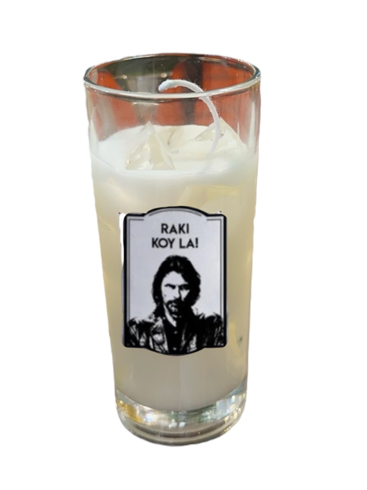 Behzat Ç. Sahne Kesitli Rakılı Mum