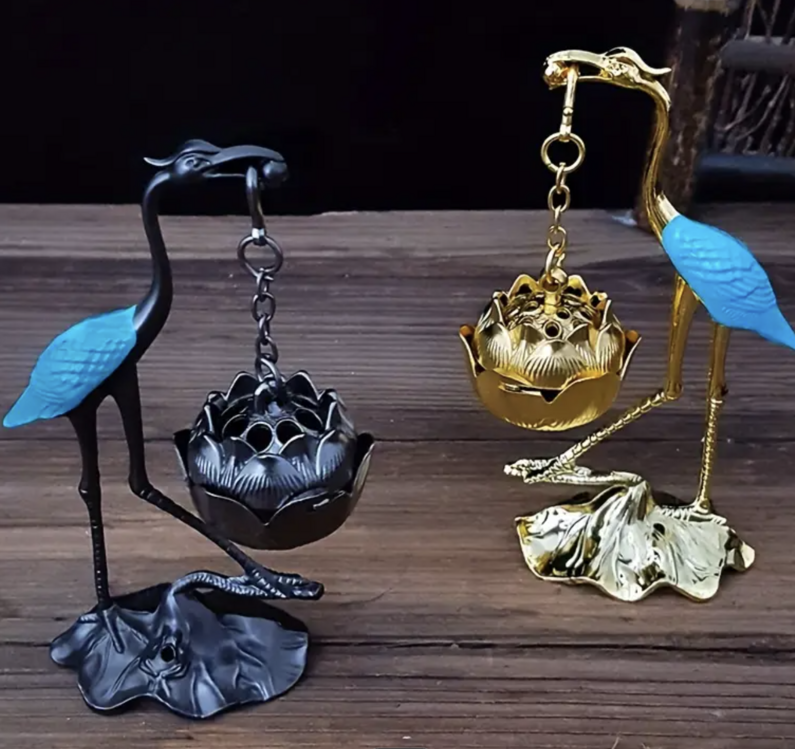 Balıkçıl metal Tütsülük (Gold)