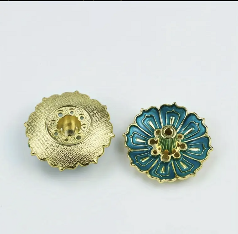 Lotus İnci Çubuk Tütsülük (tavuskuşu mavisi)