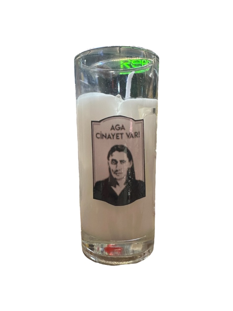 Behzat Ç. Sahne Kesitli Rakılı Mum