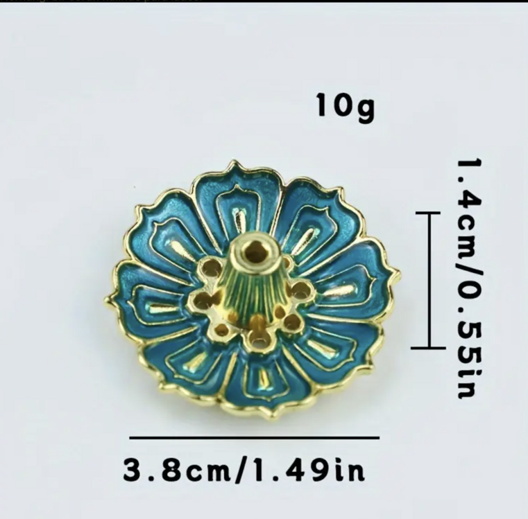 Lotus İnci Çubuk Tütsülük (tavuskuşu mavisi)