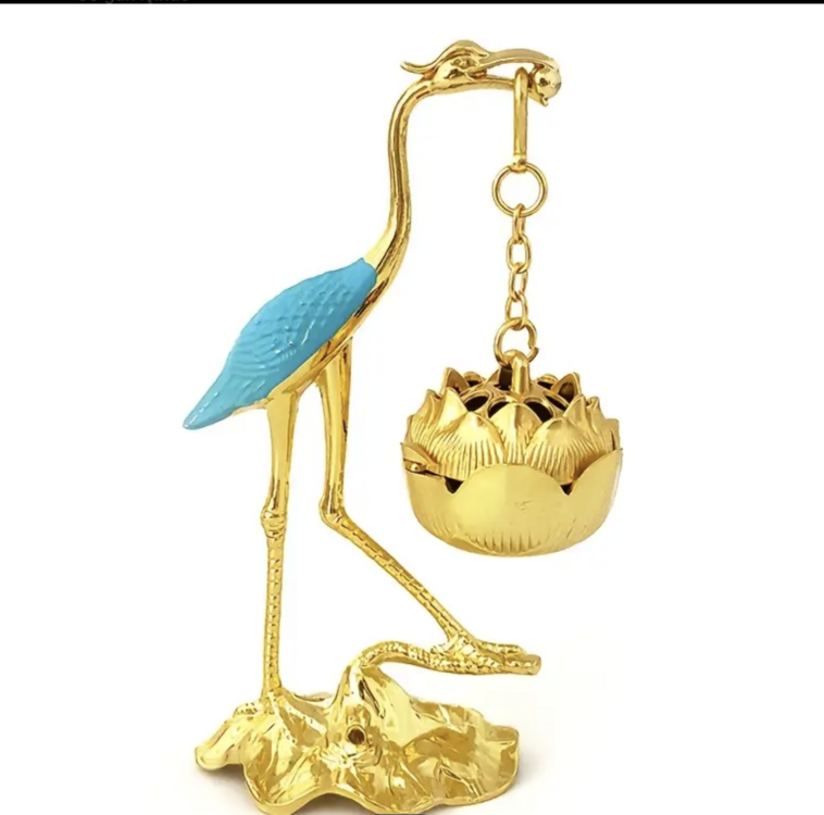 Balıkçıl metal Tütsülük (Gold)