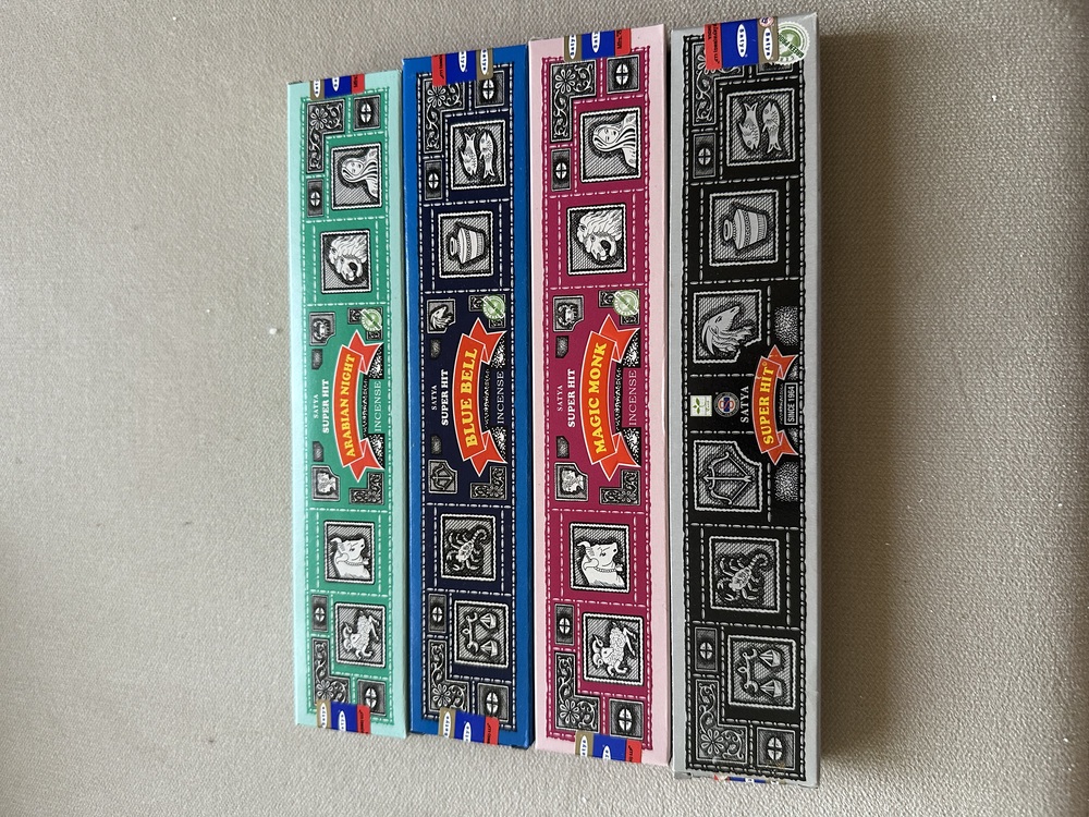 4'lü Blue Bell +arabian night + magic monk +super hit tütsü