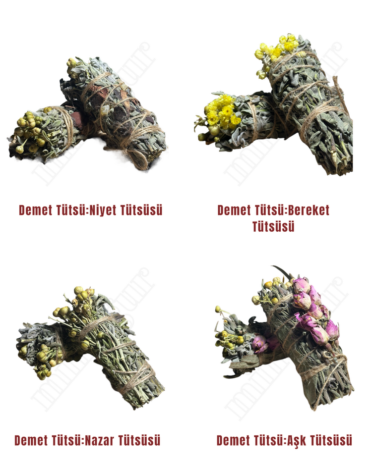 Mintigur Demet Tütsü 4lü set (Nazar-Aşk-Bereket-Niyet)