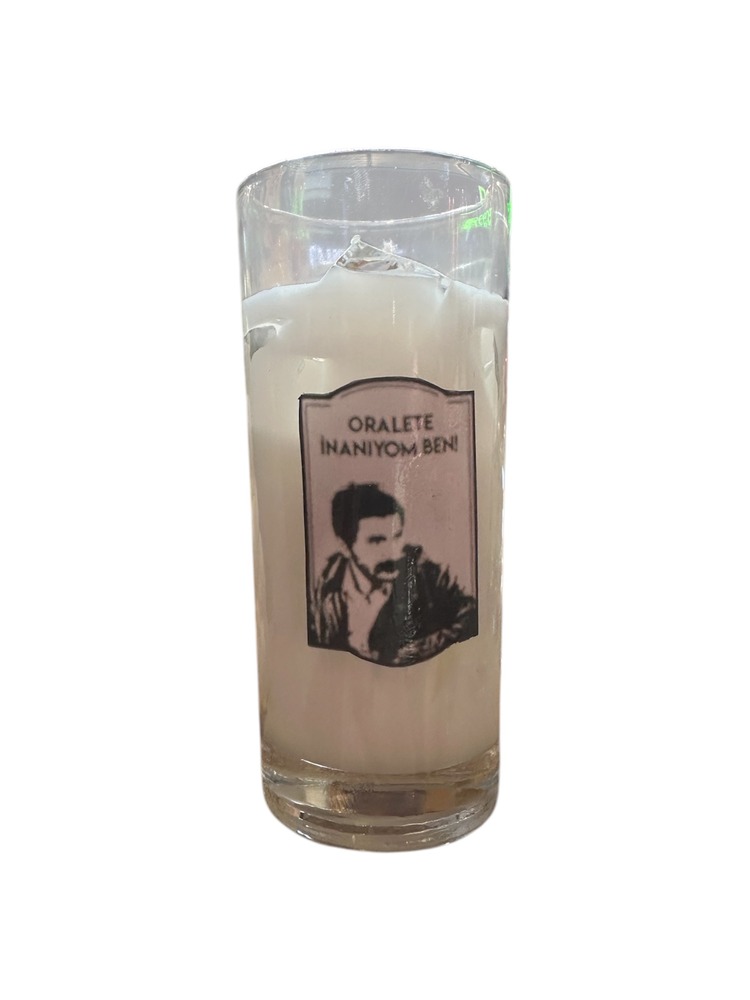 Behzat Ç. Sahne Kesitli Rakılı Mum